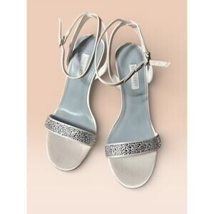 Nine West Loola Ankle Strap Sandal - Off White - 6M